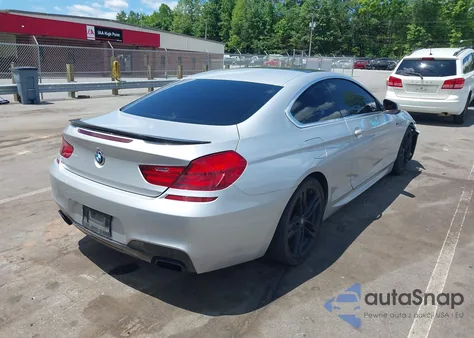 2012 BMW 650I из США, поврежденный, VIN WBALX3C53CDV77374